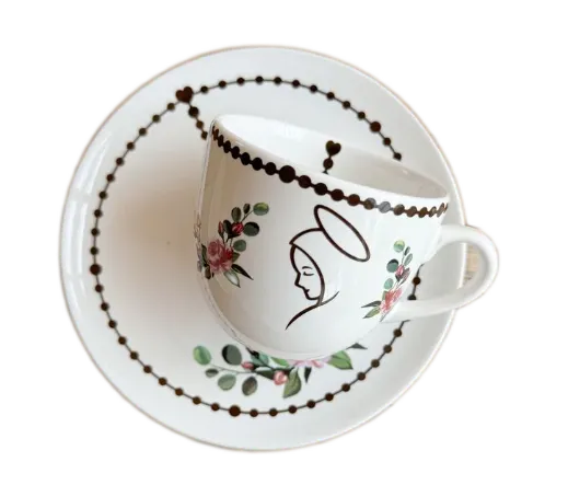 Xicara de Chá Porcelana Nossa Senhora 200ml