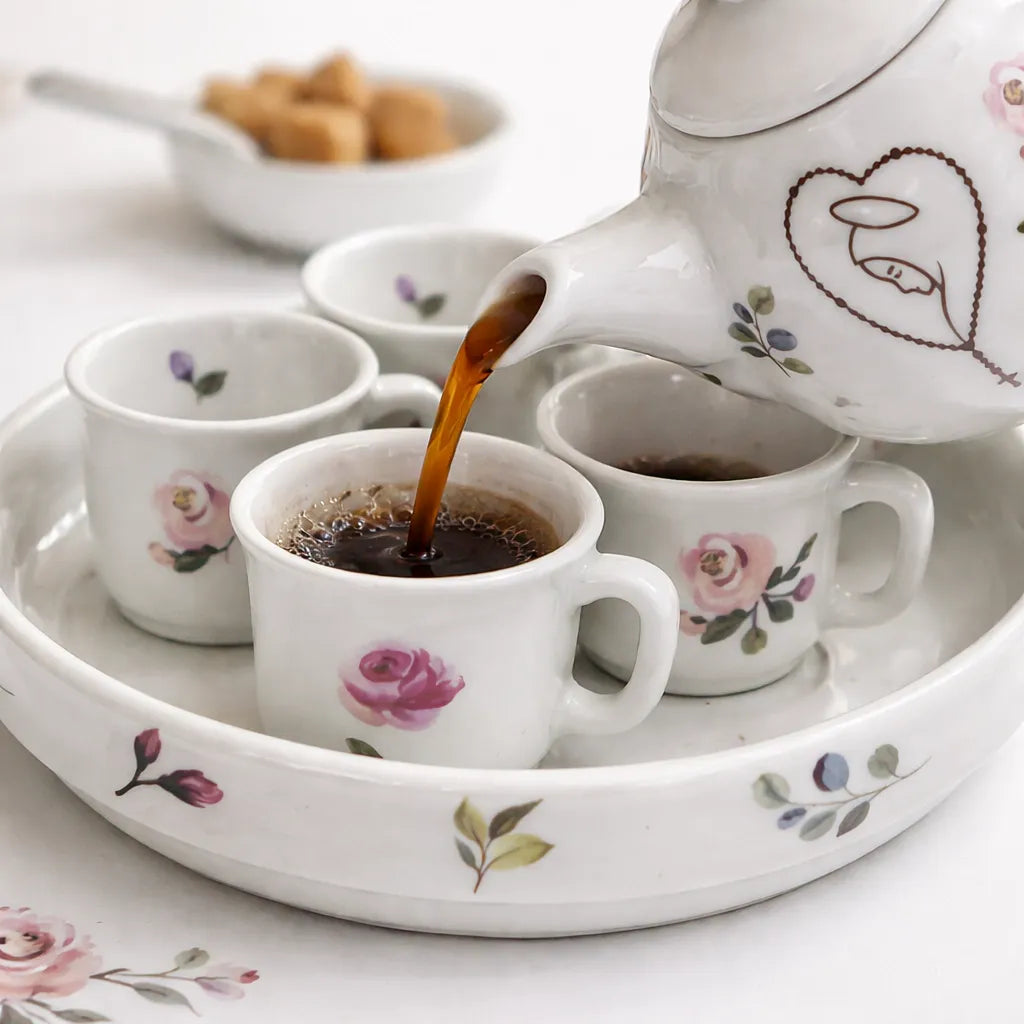Conjunto de Café Nossa Senhora