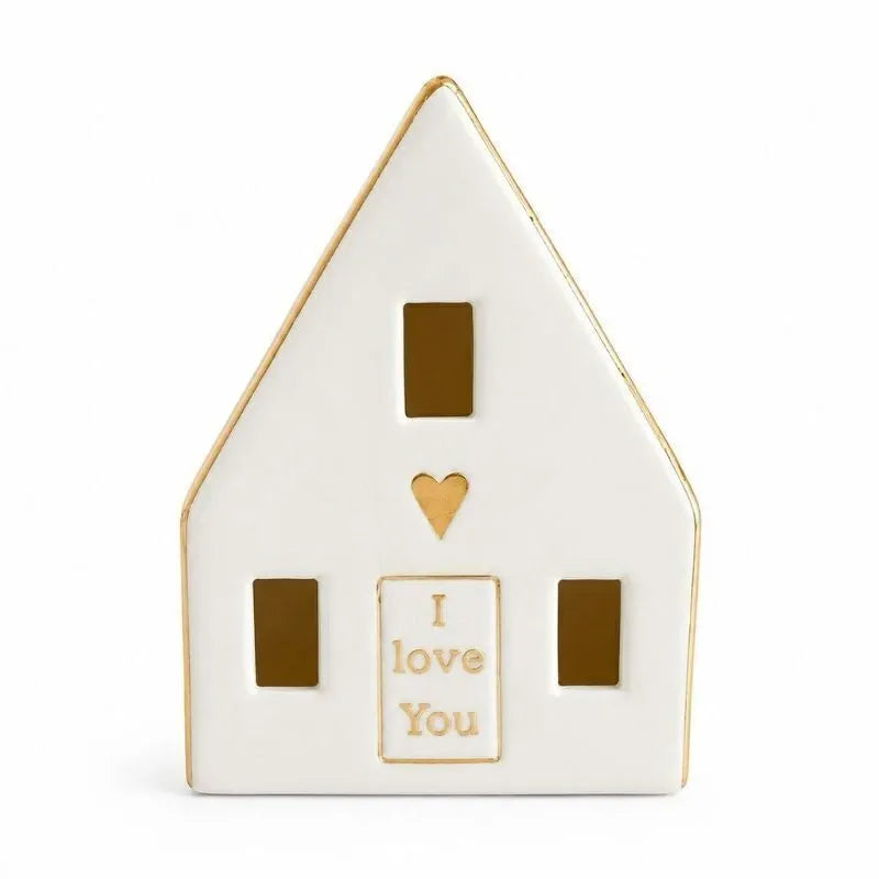 Casinhas LuminƔrias Retas Ouro