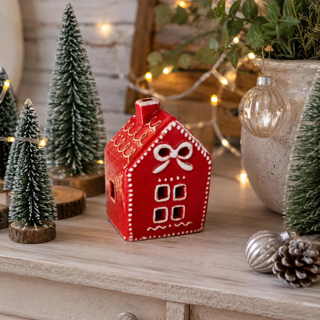 Casa Gingerbread Ceram Ilum Vm 11cm