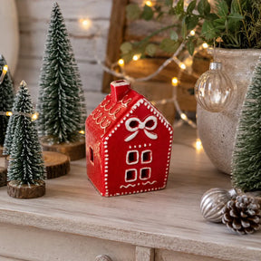 Casa Gingerbread Ceram Ilum Vm 11cm
