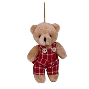ENF Arvore Urso Pelucia Xadrez Vm 13cm