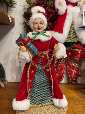Mamãe Noel em pé 45cm luxury