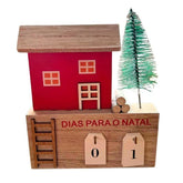 Calendário Casa Natal Mad 12,5X4X14,5cm