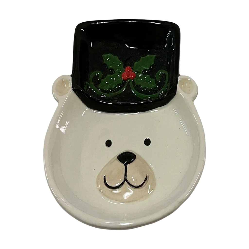 Porta Bijou Ceramica Natal Urso