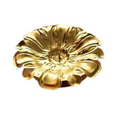 Porta Velas Metal Flor Do 8,5X2,5CM