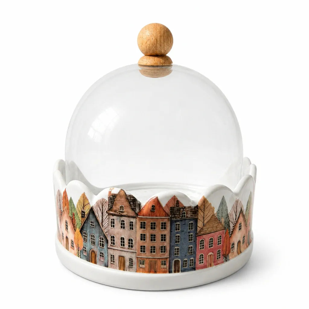 KIT Porta Panetone Alpes com Cúpula Bolinha