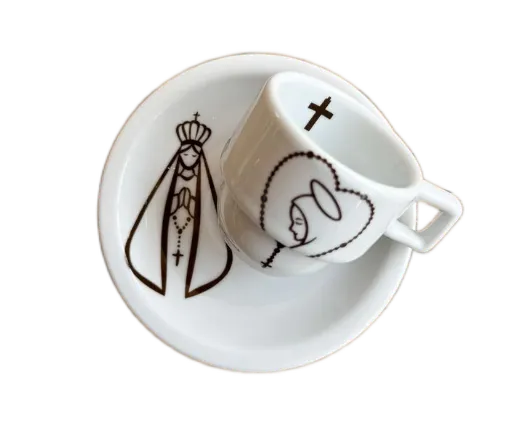 Xícara de Café Porcelana Nossa Senhora