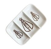 Petisqueira Porcelana Estampa Nossa Senhora 15cm x 10cm