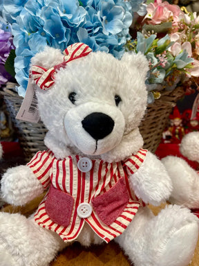 Urso De Pelúcia Com Capuz 28x20cm