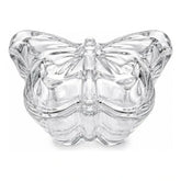 Pote Vidro Butterfly Transp 11,5X8X7CM