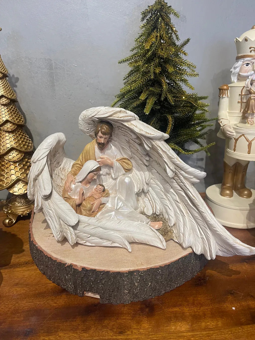Resina Natal sagrada Família 30x17,8cm