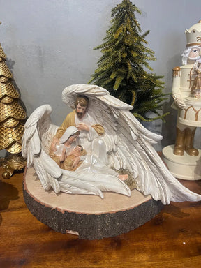Resina Natal sagrada Família 30x17,8cm