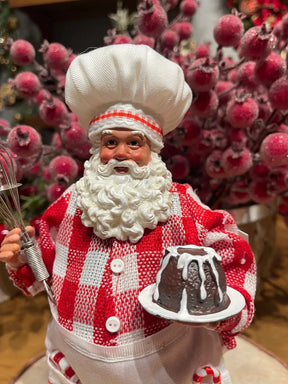 Papai Noel confeiteiro 28,5cm coleção