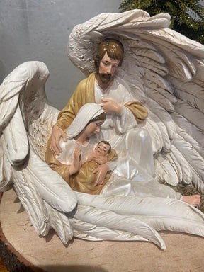Resina Natal sagrada Família 30x17,8cm