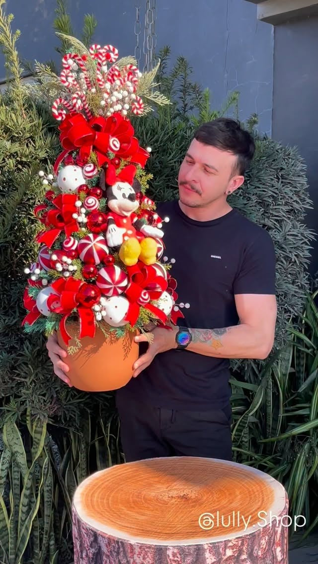 Arranjo Natalino Doce Mickey