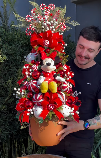 Arranjo Natalino Doce Mickey