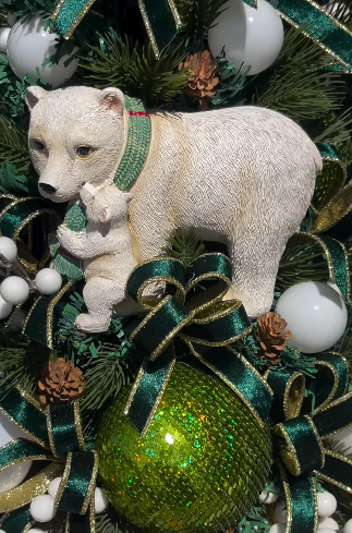 Arranjo Natalino Urso Polar Encantado