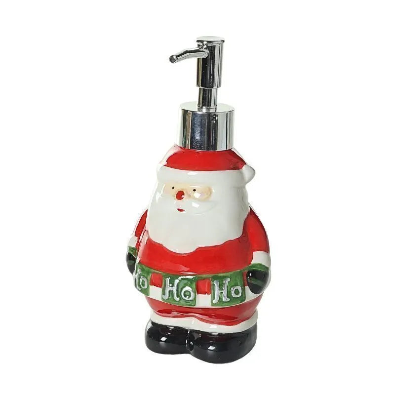 Porta Sabonete Cerâmica Noel Hohoho