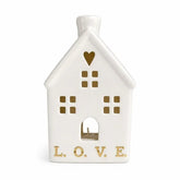 Porta Velas Ceram Casa Br 6,5X5X10cm