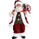 Papai Noel Lux Doces 23cm Verm