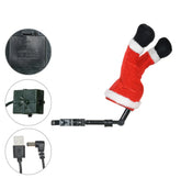Pernas do Papai Noel com Movimento 17cm